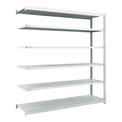 トラスコ TRUSCO スチールラック M1.5型 W860×D595×H1800 6段 連結 ネオグレー M1.5-6366B 780-0363 (商品コード：170073)