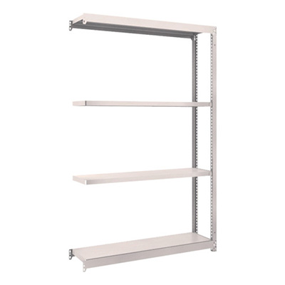 トラスコ TRUSCO スチールラック M1.5型 W1160×D295×H1800 4段 連結 ネオグレー M1.5-6434B 508-3362 (商品コード：170077)