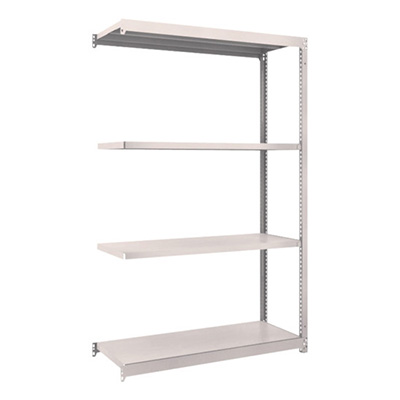 トラスコ TRUSCO スチールラック M1.5型 W1160×D445×H1800 4段 連結 ネオグレー M1.5-6444B 508-3401 (商品コード：170090)