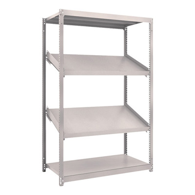 トラスコ TRUSCO スチールラック M1.5型棚 1200×600×H1800 4段 傾斜2段 M1.5-6464K2 484-3487 (商品コード：170106)