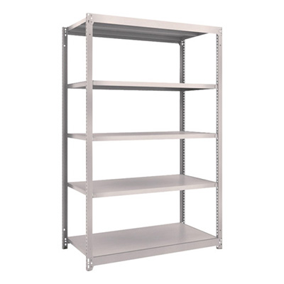 トラスコ TRUSCO スチールラック M1.5型 W1160×D595×H1800 5段 単体 ネオグレー M1.5-6465 505-9925 (商品コード：170108)