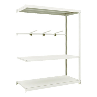 トラスコ TRUSCO スチールラック M1.5型軽中量棚 1460×595×1800 3段 アーム1段 連結 M1.5-6563-A1B 149-7761 (商品コード：170143)