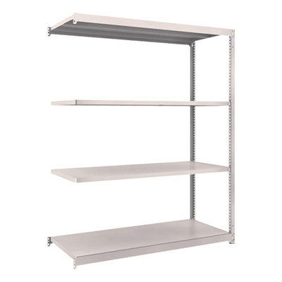 トラスコ TRUSCO スチールラック M1.5型 W1460×D595×H1800 4段 連結 ネオグレー M1.5-6564B 508-3877 (商品コード：170148)