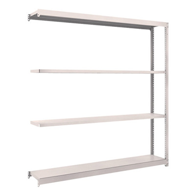 トラスコ TRUSCO スチールラック M1.5型 W1760×D295×H1800 4段 連結 ネオグレー M1.5-6634B 508-3800 (商品コード：170158)