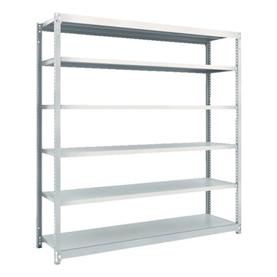 トラスコ TRUSCO スチールラック M1.5型 W1760×D295×H1800 6段 単体 ネオグレー M1.5-6636 780-0631 (商品コード：170163)