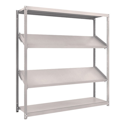 トラスコ TRUSCO スチールラック M1.5型棚 1800×450×H1800 4段 傾斜2段 M1.5-6644K2 484-3584 (商品コード：170171)