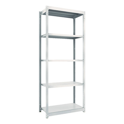 トラスコ TRUSCO スチールラック M1.5型軽中量棚 860×445×2100 5段 単体 ネオグレー M1.5-7345 506-6506 (商品コード：170201)