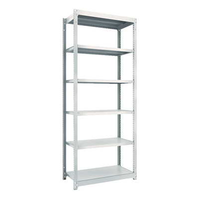 トラスコ TRUSCO スチールラック M1.5型 W860×D445×H2100 6段 単体 ネオグレー M1.5-7346 506-6522 (商品コード：170203)