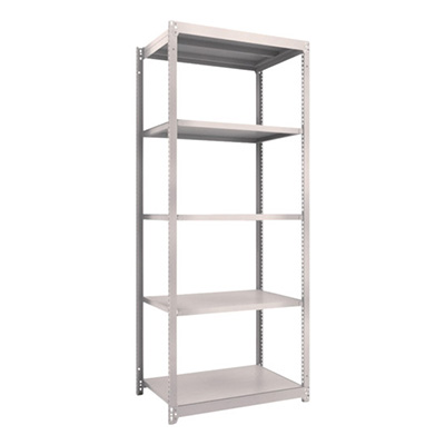 トラスコ TRUSCO スチールラック M1.5型軽中量棚 860×595×2100 5段 単体 ネオグレー M1.5-7365 506-6549 (商品コード：170205)