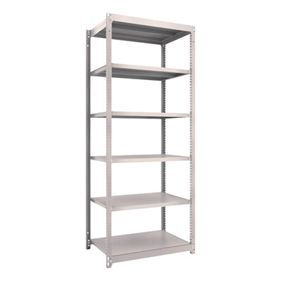 トラスコ TRUSCO スチールラック M1.5型 W860×D595×H2100 6段 単体 ネオグレー M1.5-7366 506-6565 (商品コード：170207)