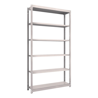 トラスコ TRUSCO スチールラック M1.5型 W1160×D295×H2100 6段 単体 ネオグレー M1.5-7436 506-1644 (商品コード：170211)