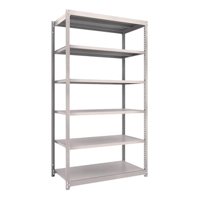 トラスコ TRUSCO スチールラック M1.5型 W1160×D595×H2100 6段 単体 ネオグレー M1.5-7466 506-1725 (商品コード：170223)