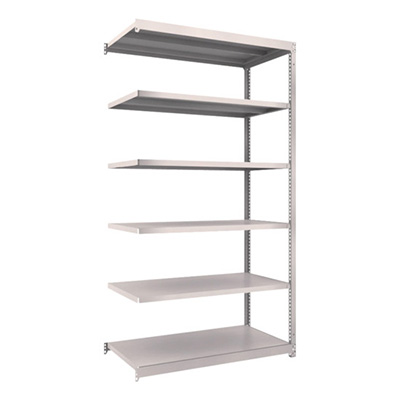 トラスコ TRUSCO スチールラック M1.5型 W1160×D595×H2100 6段 連結 ネオグレー M1.5-7466B 508-4024 (商品コード：170226)