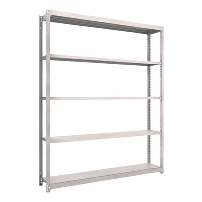 トラスコ TRUSCO スチールラック M1.5型軽中量棚 1760×295×2100 5段単体 ネオグレー M1.5-7635 505-8945 (商品コード：170242)