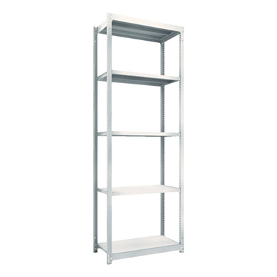 トラスコ TRUSCO スチールラック M1.5型軽中量棚 860×445×2400 5段 単体 ネオグレー M1.5-8345 450-0059 (商品コード：170258)