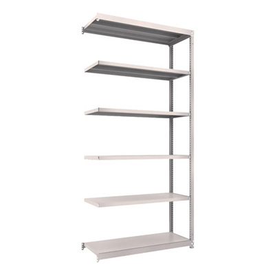 トラスコ TRUSCO スチールラック M1.5型 W1160×D445×H2400 6段 連結 ネオグレー M1.5-8446B 450-0202 (商品コード：170273)