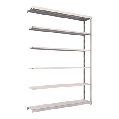 トラスコ TRUSCO スチールラック M1.5型 W1760×D295×H2400 6段 連結 ネオグレー M1.5-8636B 450-0407 (商品コード：170293)