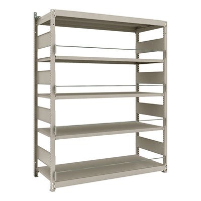 トラスコ TRUSCO スチールラック 災害備蓄ラック M1.5型 1460×595×1800 5段単体 M1.5-DS6565 206-6993 (商品コード：170307)