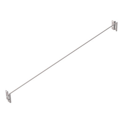 トラスコ TRUSCO スチールラック M1.5用 回転式落下防止バー W1200用 M1.5-KRB12-NG 393-3890 (商品コード：170311)