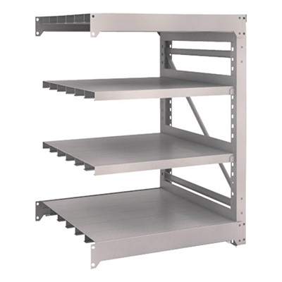 トラスコ TRUSCO スチールラック M10型重量棚 900×900×H1200 4段 連結 ネオグレー M10-4394B 508-2111 (商品コード：170360)