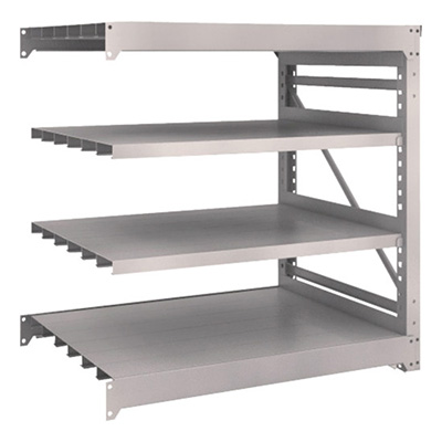 トラスコ TRUSCO スチールラック M10型重量棚 1200×900×H1200 4段 連結 ネオグレー M10-4494B 508-2129 (商品コード：170366)