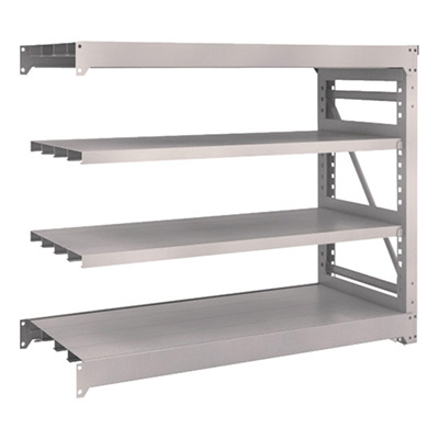 トラスコ TRUSCO スチールラック M10型重量棚 1500×620×H1200 4段 連結 ネオグレー M10-4564B 508-1394 (商品コード：170368)