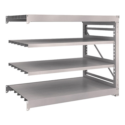 トラスコ TRUSCO スチールラック M10型重量棚 1500×900×H1200 4段 連結 ネオグレー M10-4594B 508-1505 (商品コード：170372)