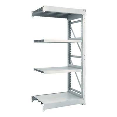 トラスコ TRUSCO スチールラック M10型重量棚 900×620×H1800 4段 連結 ネオグレー M10-6364B 508-1611 (商品コード：170404)
