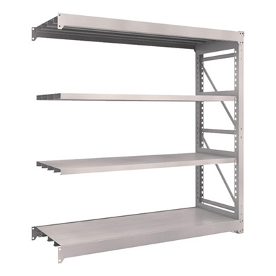 トラスコ TRUSCO スチールラック M10型重量棚 1800×620×H1800 4段 連結 ネオグレー M10-6664B 508-1742 (商品コード：170422)