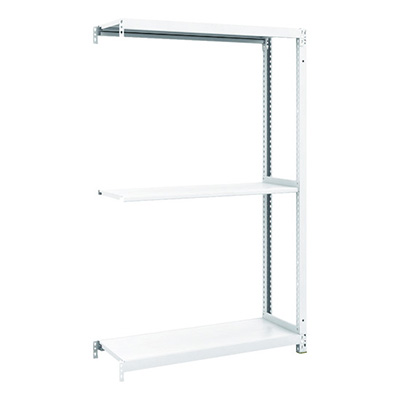 トラスコ TRUSCO スチールラック M1型抗菌塗装ボルトレス軽量棚900×320×H1500 3段 連結 M1-5333B 856-7283 (商品コード：170478)