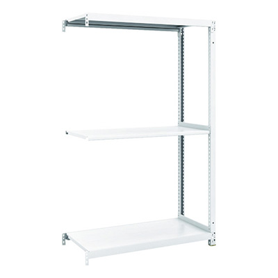 トラスコ TRUSCO スチールラック M1型抗菌塗装ボルトレス軽量棚900×420×H1500 3段 連結 M1-5343B 856-7285 (商品コード：170484)