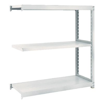 トラスコ TRUSCO スチールラック M2型軽中量棚 860×300×H1200 3段 連結 ネオグレー M2-4333B 510-9795 (商品コード：170514)