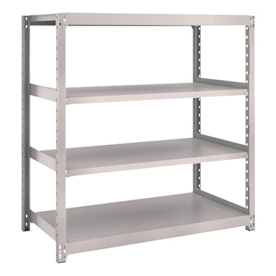 トラスコ TRUSCO スチールラック M2型 W1160×D600×H1200 4段 単体 ネオグレー M2-4464 506-0028 (商品コード：170555)