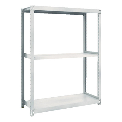 トラスコ TRUSCO スチールラック M2型軽中量棚 860×300×H1500 3段 単体 ネオグレー M2-5333 780-0738 (商品コード：170601)