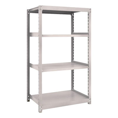 トラスコ TRUSCO スチールラック M2型 W860×D600×H1500 4段 単体 ネオグレー M2-5364 506-6425 (商品コード：170611)