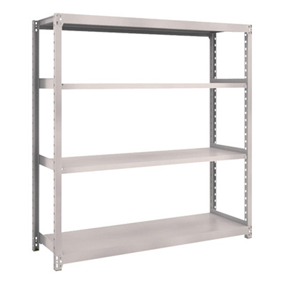 トラスコ TRUSCO スチールラック M2型 W1460×D450×H1500 4段 単体 ネオグレー M2-5544 506-6867 (商品コード：170631)