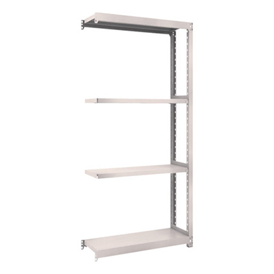 トラスコ TRUSCO スチールラック M2型 W860×D300×H1800 4段 連結 ネオグレー M2-6334B 508-5624 (商品コード：170652)