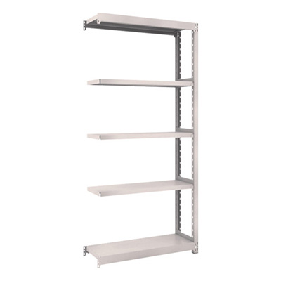 トラスコ TRUSCO スチールラック M2型 W860×D300×H1800 5段 連結 ネオグレー M2-6335B 508-5641 (商品コード：170656)