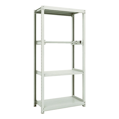 トラスコ TRUSCO スチールラック M2型軽中量棚 860×450×H1800 パイプ1段 単体 M2-6343P1 116-4013 (商品コード：170667)