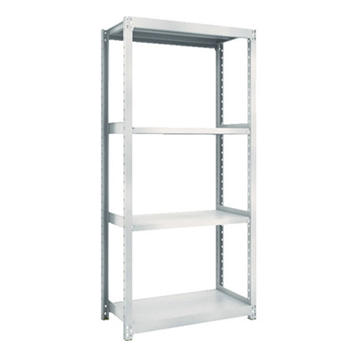 トラスコ TRUSCO スチールラック M2型 W860×D450×H1800 4段 単体 ネオグレー M2-6344 506-7103 (商品コード：170669)