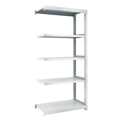 トラスコ TRUSCO スチールラック M2型 W860×D450×H1800 5段 連結 ネオグレー M2-6345B 508-5730 (商品コード：170674)