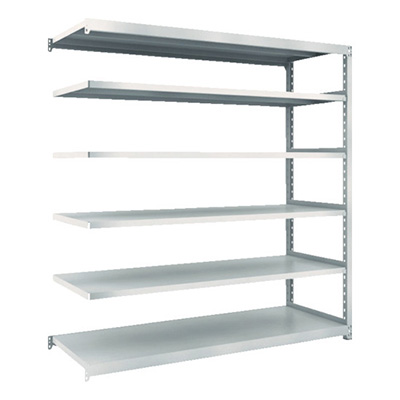 トラスコ TRUSCO スチールラック M2型 W860×D450×H1800 6段 連結 ネオグレー M2-6346B 780-1041 (商品コード：170678)