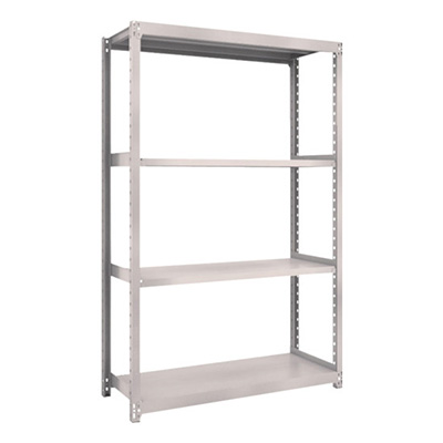 トラスコ TRUSCO スチールラック M2型 W1160×D450×H1800 4段 単体 ネオグレー M2-6444 506-7227 (商品コード：170731)