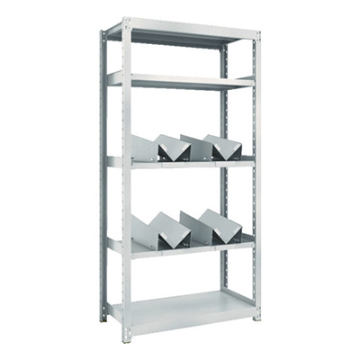 トラスコ TRUSCO スチールラック M2型軽中量棚 1160×450×H1800 缶受×6付 M2-6445-KU6 469-0966 (商品コード：170738)