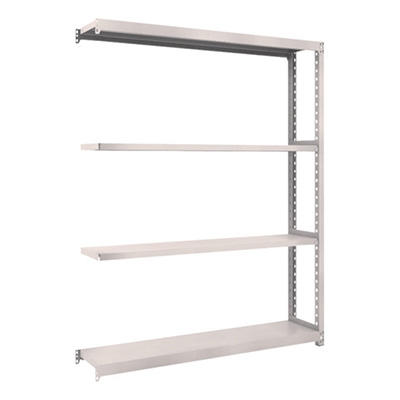 トラスコ TRUSCO スチールラック M2型 W1460×D300×H1800 4段 連結 ネオグレー M2-6534B 508-5870 (商品コード：170764)