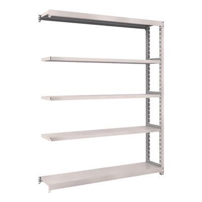 トラスコ TRUSCO スチールラック M2型 W1460×D300×H1800 5段 連結 ネオグレー M2-6535B 508-5896 (商品コード：170768)