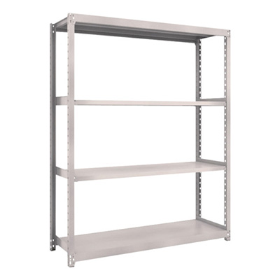 トラスコ TRUSCO スチールラック M2型 W1460×D450×H1800 4段 単体 ネオグレー M2-6544 506-8282 (商品コード：170775)