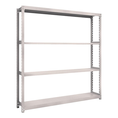 トラスコ TRUSCO スチールラック M2型 W1760×D300×H1800 4段 単体 ネオグレー M2-6634 506-8321 (商品コード：170809)