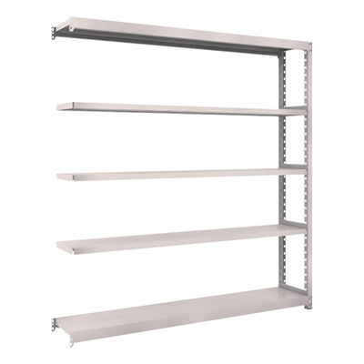 トラスコ TRUSCO スチールラック M2型 W1760×D300×H1800 5段 連結 ネオグレー M2-6635B 508-5900 (商品コード：170814)