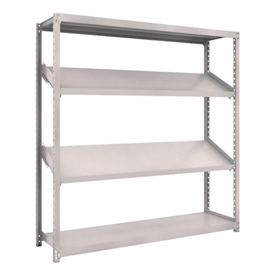 トラスコ TRUSCO スチールラック M2型棚 1800×450×H1800 4段 傾斜2段 M2-6644K2 484-3967 (商品コード：170827)